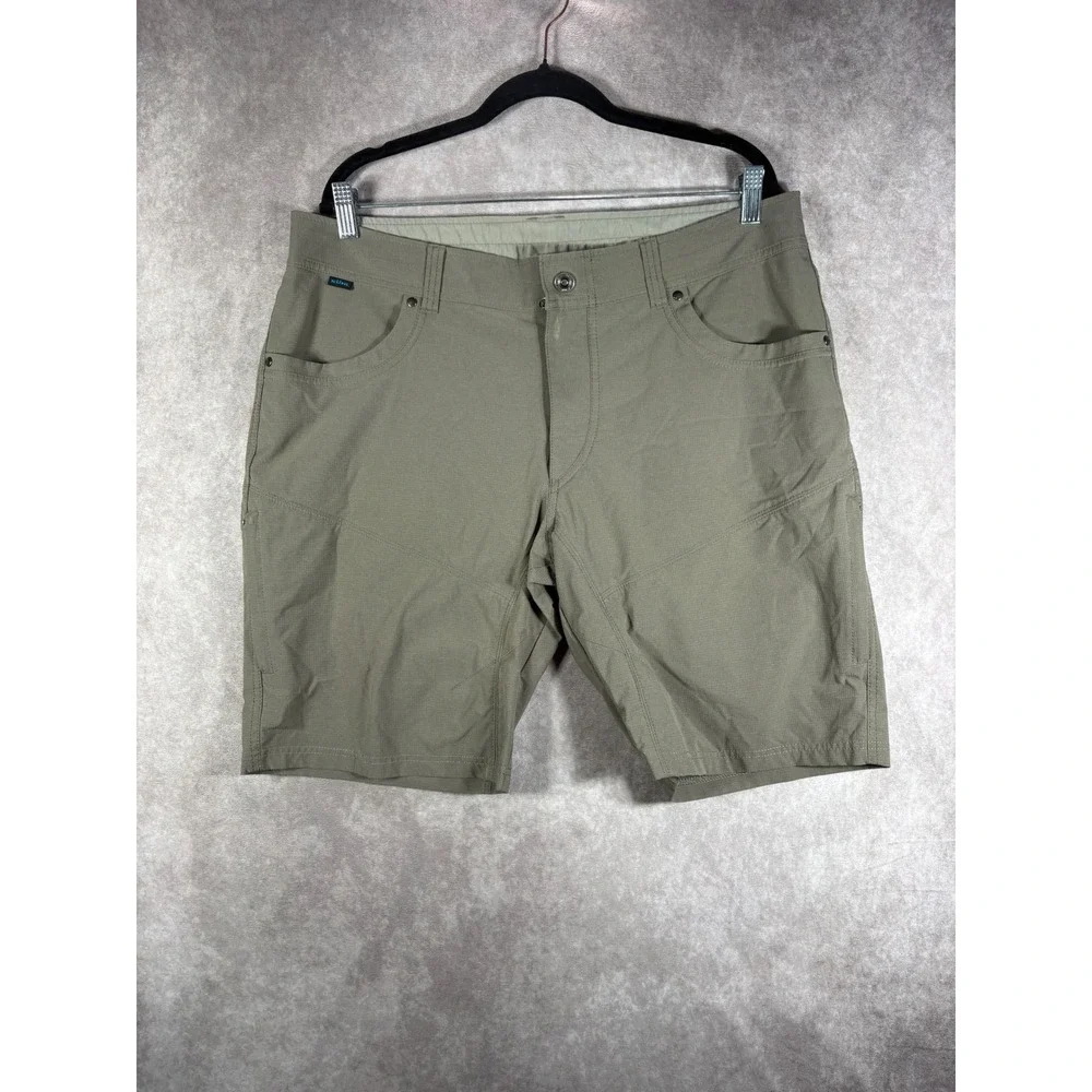KUHL Shorts Mens 38 Green Renegade Cargo Hiking Outdoor Tactical Ripstop Utility